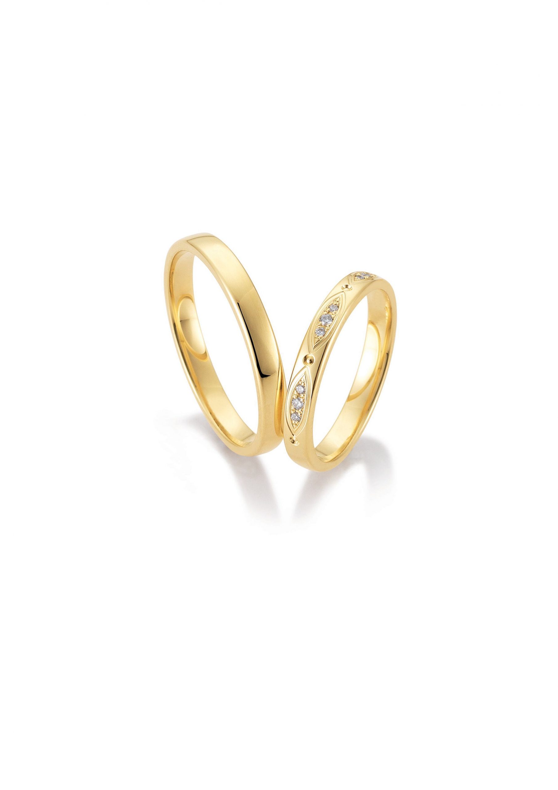 Trauringe aus der Kollektion im Hochzeitshaus Zauberkutsche